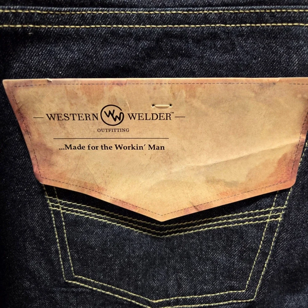 Western Welder Outfitting Straight Leg Workwear Men's Jeans Size 36x32 NWT